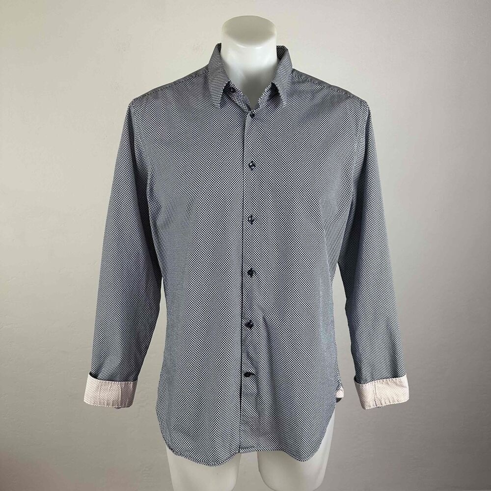 Ted Baker Flip Cuff Shirt Size Large